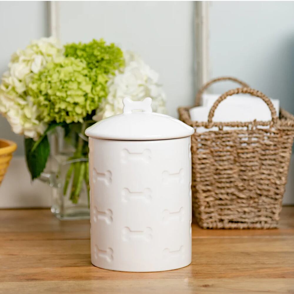 UNLEASHED LIFE Bone Appetit Collection Treat Canister Jar - Picture 2 of 9